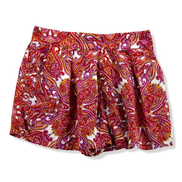 Copper Key Mini Short‎ Size Large 100% Rayon 2 pockets - Picture 2 of 4